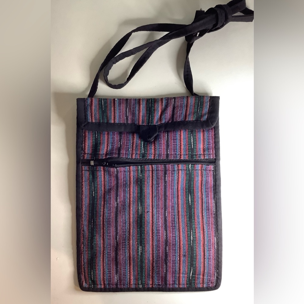 New multicoloured crossbody carryall bag